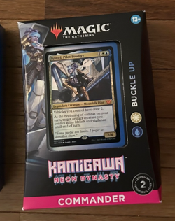 x1 Buckle Up, Kamigawa Neon Dynasty Commander Deck NEC, MTG Sealed, English - Image 1