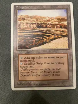 Strip Mine MTG Core Set 4th Edition Regular - Image 1