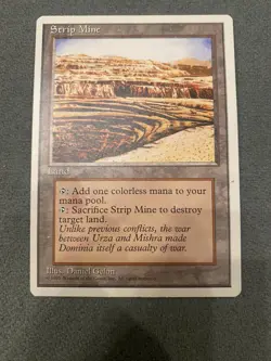 Strip Mine MTG Core Set 4th Edition Regular - Image 1