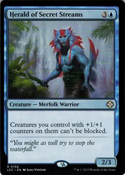Herald of Secret Streams - Commander: The Lost Caverns of Ixalan - 158 - NM - Image 1
