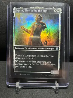 Daxos, Blessed by the Sun Showcase Foil MTG Magic 2020 Theros Beyond Death - LP - Image 1