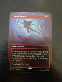 MTG Sneak Attack (Rainbow Foil) Secret Lair x Jaws 2178 NM - Image 1
