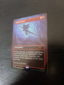 MTG Sneak Attack (Rainbow Foil) Secret Lair x Jaws 2178 NM - Image 3