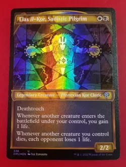 1x Elas il-Kor, Sadistic Pilgrim (338) | FOIL Textured | Dominaria United | MTG - Image 1