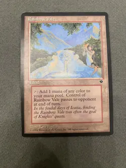 MTG - Rainbow Vale - Fallen Empires - 1x - MP (Magic: The Gathering) - Image 1