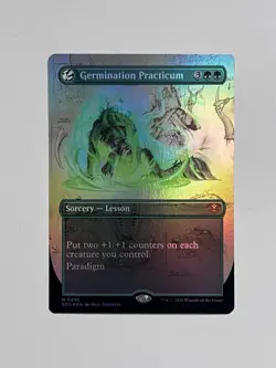 Germination Practicum (Borderless) - Secrets of Strixhaven (SOS) -foil -nm - Image 1