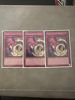 Yugioh Threatening Roar LCYW-EN297 Secret Rare 1st Ed NM x3 - Image 1