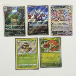 Pokemon Card Lot (5 Cards) - Vintage Full Hyper Ultra Rare IR SIR AR Holo SAR - Image 1