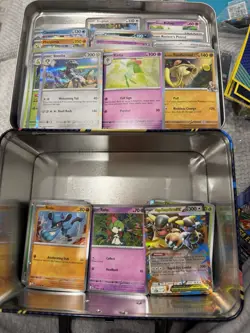 Pokemon 300+ Pokemon TCG Trading Cards Collection Modern Lots Of Reverse Holos 636996769661 - Image 1