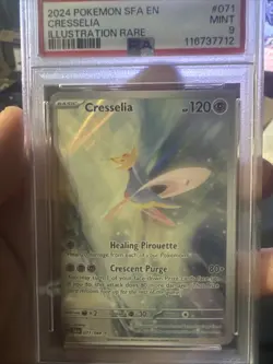 Pokemon Shrouded Fable - CRESSELIA - ILLUSTRATION RARE - 071/064 - PSA 9 - Image 1