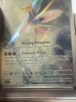 Pokemon Shrouded Fable - CRESSELIA - ILLUSTRATION RARE - 071/064 - PSA 9 - Image 3
