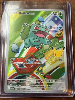 Pokemon TCG Bulbasaur #037 ME: Mega Evolution Promo 30th Anniversary Holo - Image 1