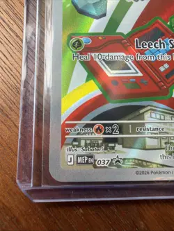 Pokemon TCG Bulbasaur #037 ME: Mega Evolution Promo 30th Anniversary Holo - Image 2