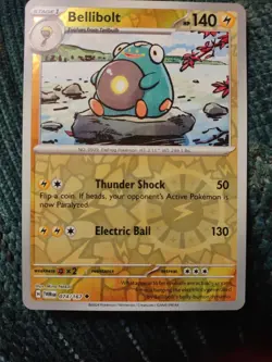 Pokemon - Bellibolt - 074/167 - Reverse Holo - Twilight Masquerade - NM/M - Image 1