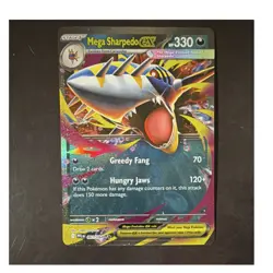 Pokemon Mega Sharpedo EX 061/094 Phantasmal Flames Double Rare Holo 330 HP - Image 1