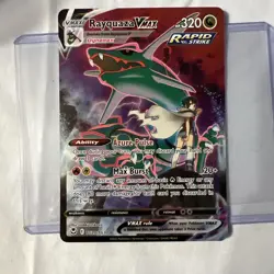 5 Card Pokemon Lot 2 Big Rayquaza, Misty’s Psyduck And 2 Pikachu Promos - Image 2