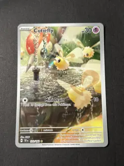 Pokemon Card TCG - Cutiefly 172/162 Illustration Rare Temporal Forces Near Mint - Image 1