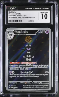 CGC 10 Gothitelle 211 Illustration Rare Black Star Promo Pokemon Card - Image 1