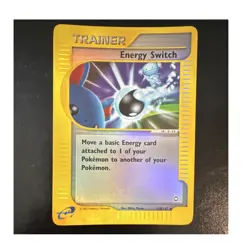Nintendo Pokemon TCG Energy Switch Aquapolis 120/147 Reverse Holo Uncommon 2002 - Image 1