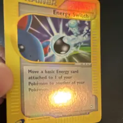 Nintendo Pokemon TCG Energy Switch Aquapolis 120/147 Reverse Holo Uncommon 2002 - Image 3