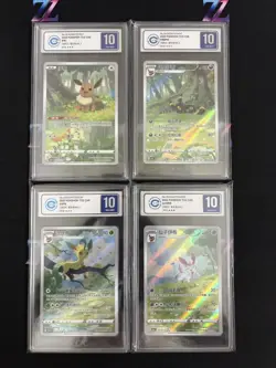 2025 Pokemon TCG Chinese Exclusive Gem Vol. 2 CBB2C Eevee *(4)Pcs Set CCIC 10 - Image 1