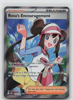 Rosa's Encouragement 114/088 Ultra Rare Perfect Order Pokemon Near Mint - Image 1