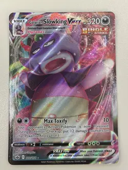Pokemon Galarian Slowking Vmax 100/198 Chilling Reign Ultra Rare Holo NM - Image 1