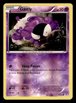 Gastly 33/83 Common Generations Pokemon Reverse Holo Near Mint - Image 1