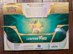 Pokemon TCG Leafeon VSTAR Special Collection Box Promo Cards English - Image 2