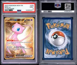 2023 POKEMON MEW EX EN-151 HYPER RARE #205 MEW EX GOLD MINT 205/165 PSA 9 - Image 3