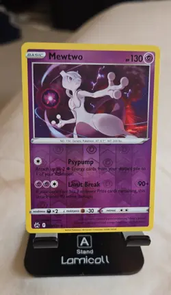 Mewtwo 059/159 Crown Zenith Reverse Holo Pokemon Trading Card Game Legendary - Image 1