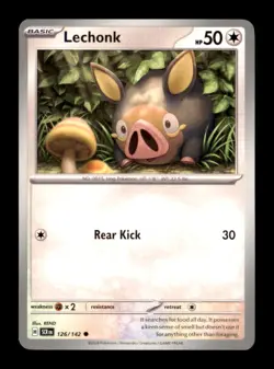 Pokemon TCG SV07: Stellar Crown Lechonk Common Regular - Image 1