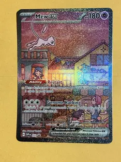 Mew EX SVP 053 Scarlet & Violet 151 Black Star Promo Illustration Pokemon - Image 1