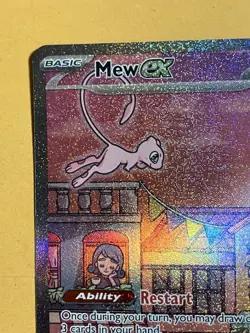 Mew EX SVP 053 Scarlet & Violet 151 Black Star Promo Illustration Pokemon - Image 2