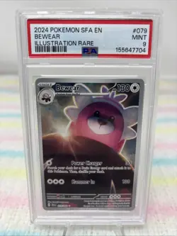 PSA 9 Bewear Illustration Rare 079/064 Shrouded Fable Pokemon TCG - Image 1