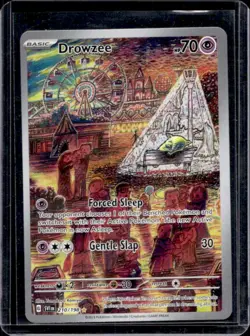 2023 Pokemon SV Drowzee Illustration Rare #210/198 - Image 1