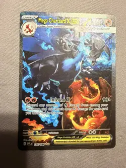 Mega Charizard X EX Holo 360 HP Phantasmal Flames 125/094 Rare Pokemon TCG - Image 1