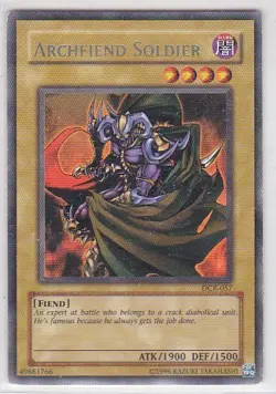 JP) Yugioh - Konami - Yu-Gi-Uh! - Archfiend Soldier - DCR-057 - Trading Card - Image 1