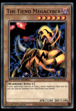 The Fiend Megacyber SBCB-EN148 Common / Short Print Yu-Gi-Oh 1st Edition NM - Image 1