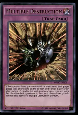 Multiple Destruction DPBC-EN005 Ultra Rare Yu-Gi-Oh 1st Edition Near Mint - Image 1