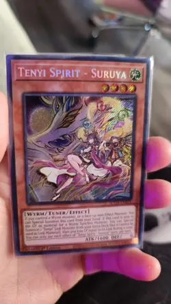 Tenyi Spirit Suruya Secret Rare 1st Edition SUDA-EN021 Yu-Gi-Oh Near Mint - Image 1