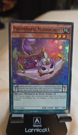 Performapal Momoncarpet YS16-EN004 Yuya 1st Edition Vintage Yugioh Card TCG - Image 1