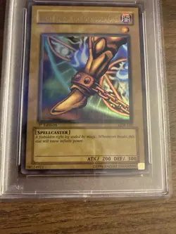 Yugioh !WAVY!PSA 8 1st Ed Right Leg Of The Forbidden One EXODIA Limited Rare - Image 4