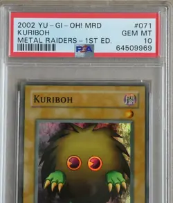 2002 YU-GI-OH! Kuriboh MRD-071 Metal Raiders 1st Edition PSA 10 - Image 2