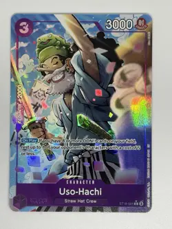 Uso-Hachi ST18-001 - One Piece CCG - Royal Blood - Rare Holo - Image 1