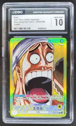 2025 ONE PIECE JP ENEL LEADER OP05-098 CGC 10 I PT - Image 1