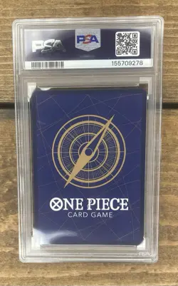 One Piece Trafalgar Law OP14-009 (Alt Art) The Azure Sea's Seven Foil PSA 10 - Image 2