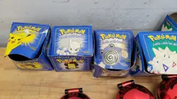 Lot of (8) Pokemon Pokeballs with 23K Gold Plated Cards and Boxes - Image 5