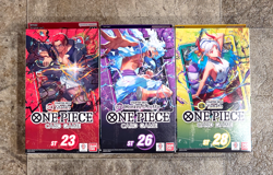 One Piece ST 23, 26, 28 Shanks Purple Luffy Yamato Starter Decks - Lot of 3 NEW - Image 1