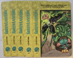 Vintage Marvel Overpower CCG Green Lantern Hero + 3 Specials 16 Card Lot - Image 4